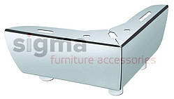 Ніжка кутова Sigma H-55, L-115115, хром