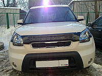 Дефлектор капота (мухобойка) Kia Soul 2009-2012 (киа соул)