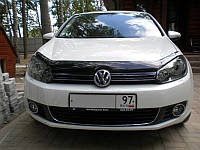 Дефлектор капоту (мухобійка) Volkswagen GOLF VI 2009-2012