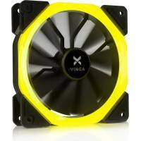 Кулер для корпуса Vinga LED fan-01 yellow