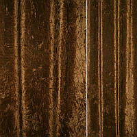 Велюр жатий для штор коричнево-золотистий, ш.140