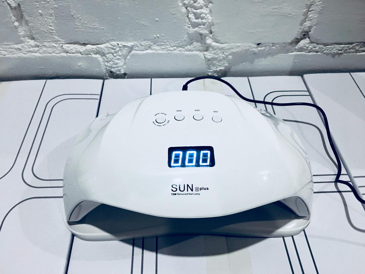 Професійна лампа UV/LED SUN X Plus для сушіння гель-лаку, 72 Вт.