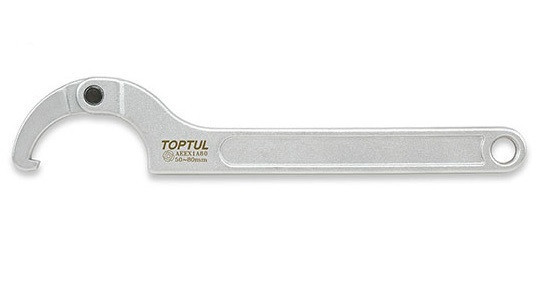Ключ шарнірний для круглих шліцьових гайок 50-80мм Toptul AEEX1A80