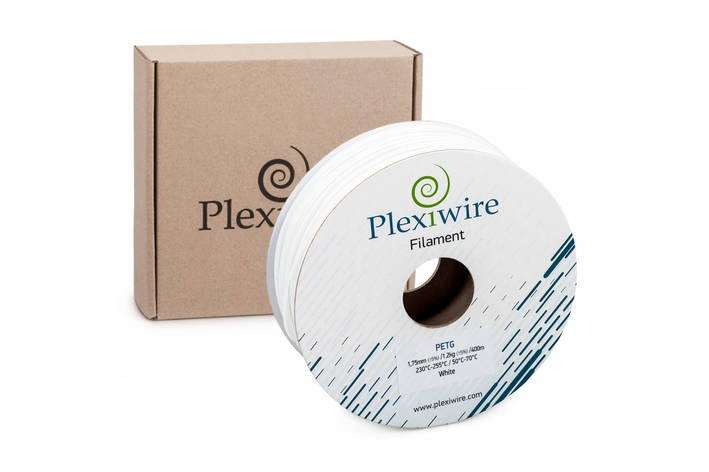 Пластик в котушці PETG 0,9/300 м, Plexiwire Білий, фото 1