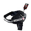 Шлея посилена Pet Nova Rescue+ M 55-65 см Чорна, фото 2