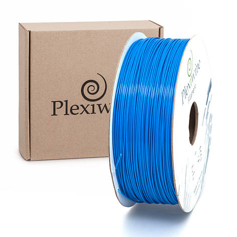 Пластик в котушці PETG 1,2 кг/400 м, Plexiwire, Синій, фото 1