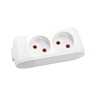 Колодка 2 гнізда без заземлення Multi-let VIKO