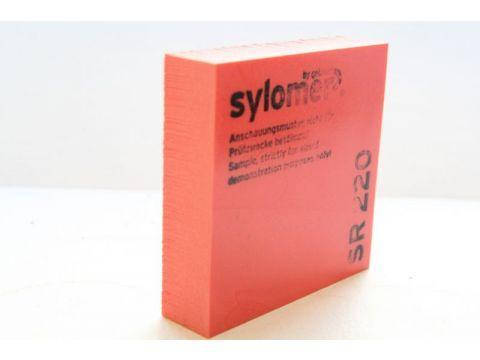 Sylomer SR 220 червоний Гранична статичне навантаження 0.220 Н/мм2, фото 2