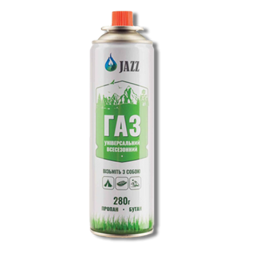 Газ в балоні "JAZZ" 280г ПТ-0280
