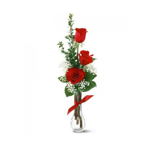 Букет із троянд із доставкою "Пристрасний поцілунок"