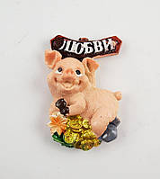 Магніт на холодильник Свинка , Свинка, Любові, сувенір.