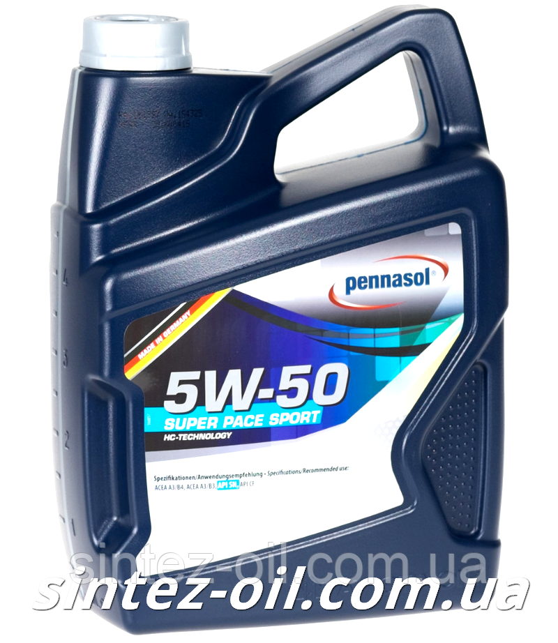 Масло моторное PENNASOL SUPER PACE SPORT SAE 5W-50 (5л)