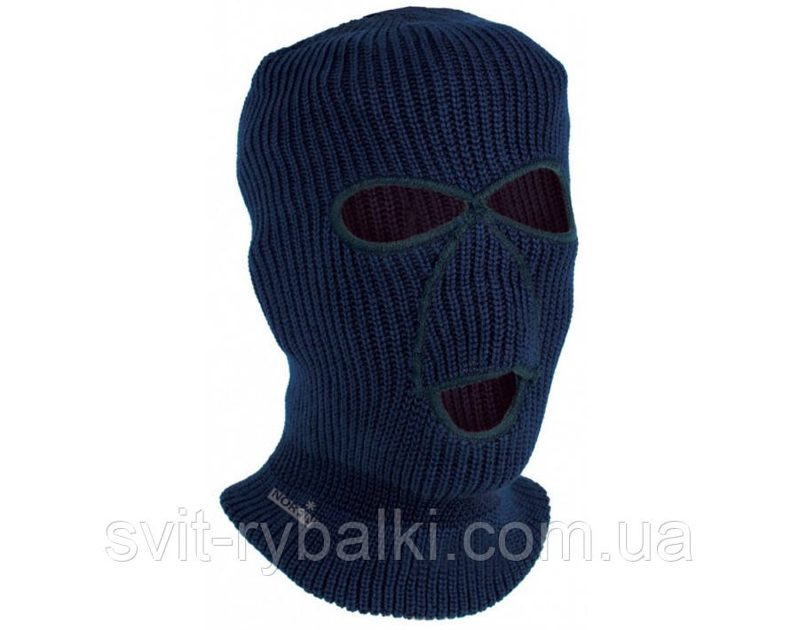 Шапка-маска в'язана Norfin KNITTED (т.зелен./ 100% акрил) р.L