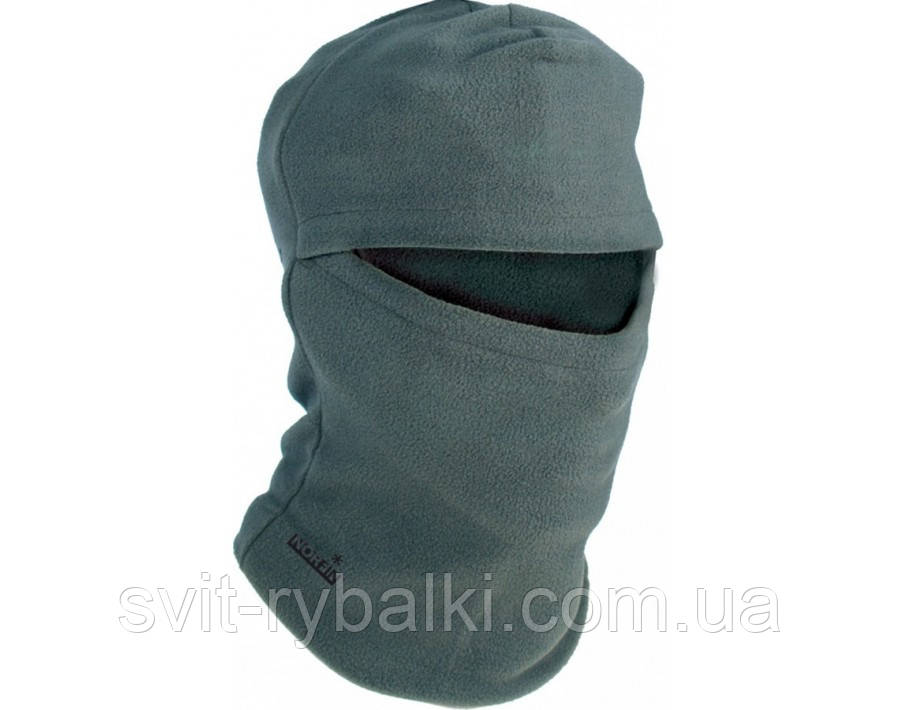 Шапка-маска флісова Norfin MASK (сіро-зелена / 100% поліест.) р.L
