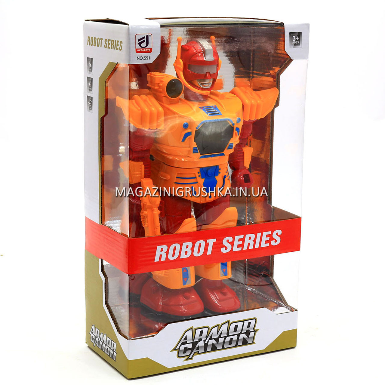 Игрушка робот 591 (звук, свет, вращ. корпус 360 град)