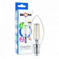 Філаментна лампа свічка Led Biom FL-305 C35 4W E14 2800 К