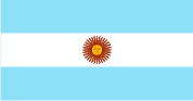 Флажок Аргентини.