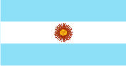 Флажок Аргентини.