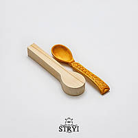Дерев'яна заготовка ложки STRYI для різьблення, липа, 255*60*35мм, арт.702555, фото 3