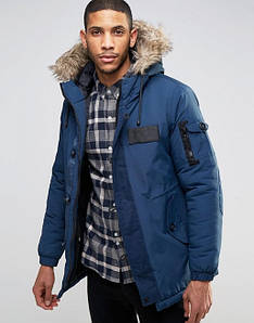 Парку\куртка Bellfield - Totto арктична темно-синього кольору (чоловіча) Зима (УЦІНКА)