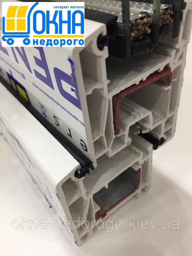 Вікна Openteck De-Lux - профіль в розрізі
