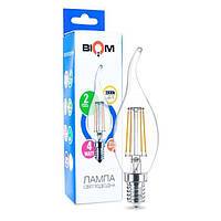 Філаментна лампа-свічка на вітрі Led Biom FL-315 C35 LT 4W E14 2800 К