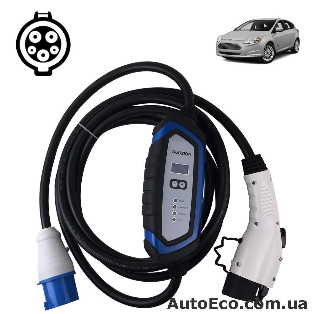 Зарядний пристрій для електромобіля Ford Focus Electric Duosida J1772-32A