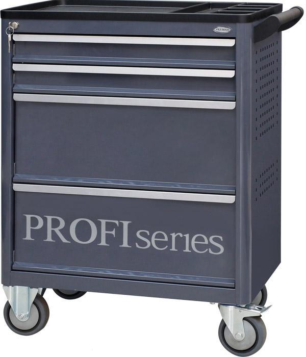 Інструментальний візок для сто ТУ-1 2М2Б (4 висувних ящика, навісні елементи) 905(в)х790(ш)х440(гл), фото 1