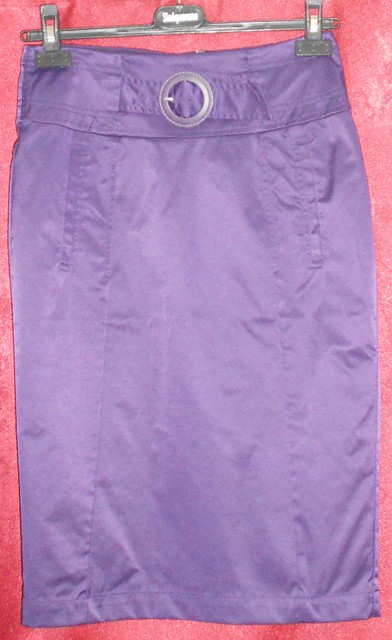 Прямая сиреневая юбка-карандаш 36 38 Solar - фото 1 - id-p6365225