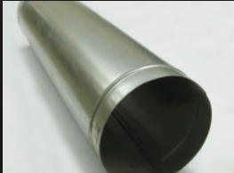 Труба 1м , неіржавіюча сталь 0,5 мм,діаметр 140 мм. димар димохід