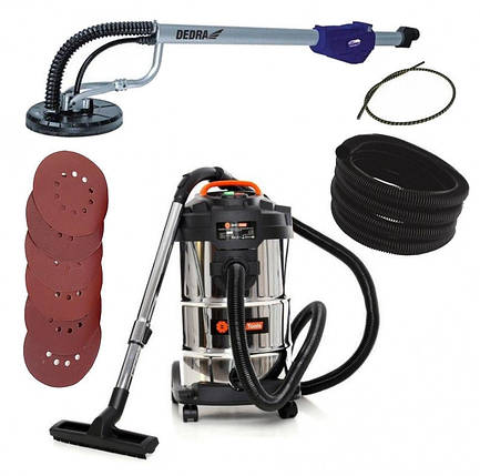 Промисловий пилосос BEST TOOLS OW1230AOF + DEDRA DED7748, фото 2