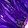 Тасьма перова Петух, колір Purple (перня 30-35 см)*0,5м, фото 3