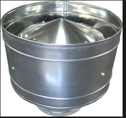 Дефлектор вентиляційний з оцинкованої сталі, діаметр 200 мм