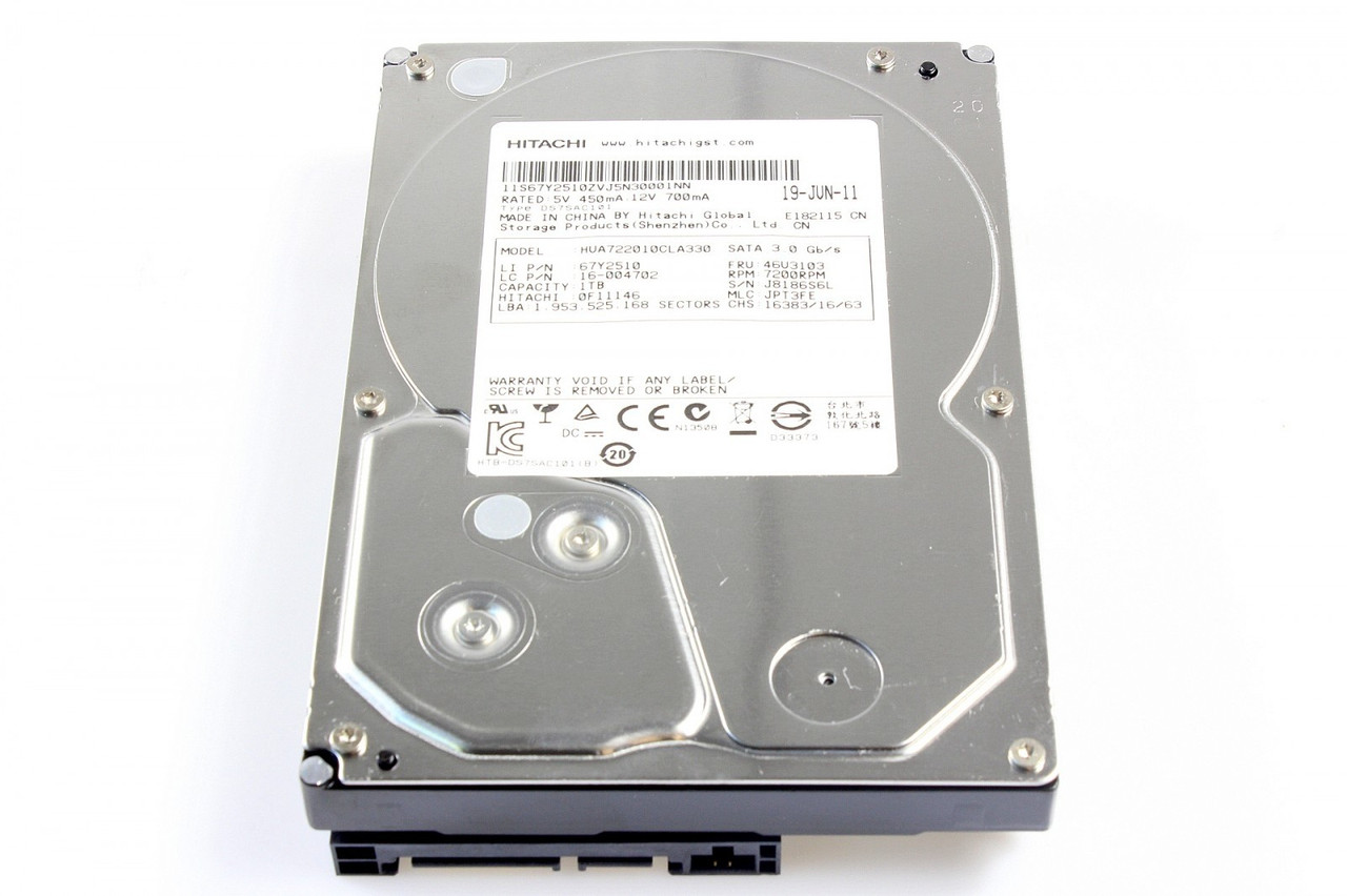Жесткий диск Hitachi (HGST) Ultrastar 1TB 7200rpm 32MB (HUA722010CLA330) 3.5" SATA II