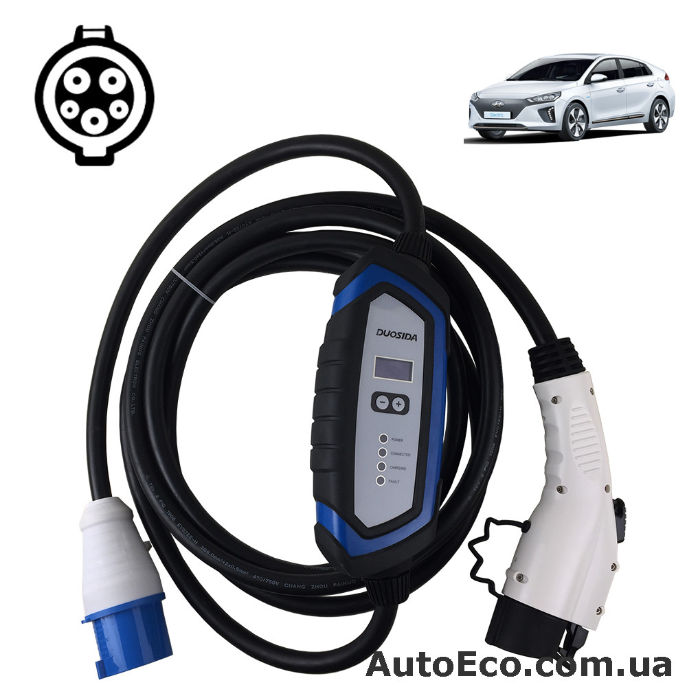 Зарядний пристрій для електромобіля Hyundai IONIQ Electric Duosida J1772-32A