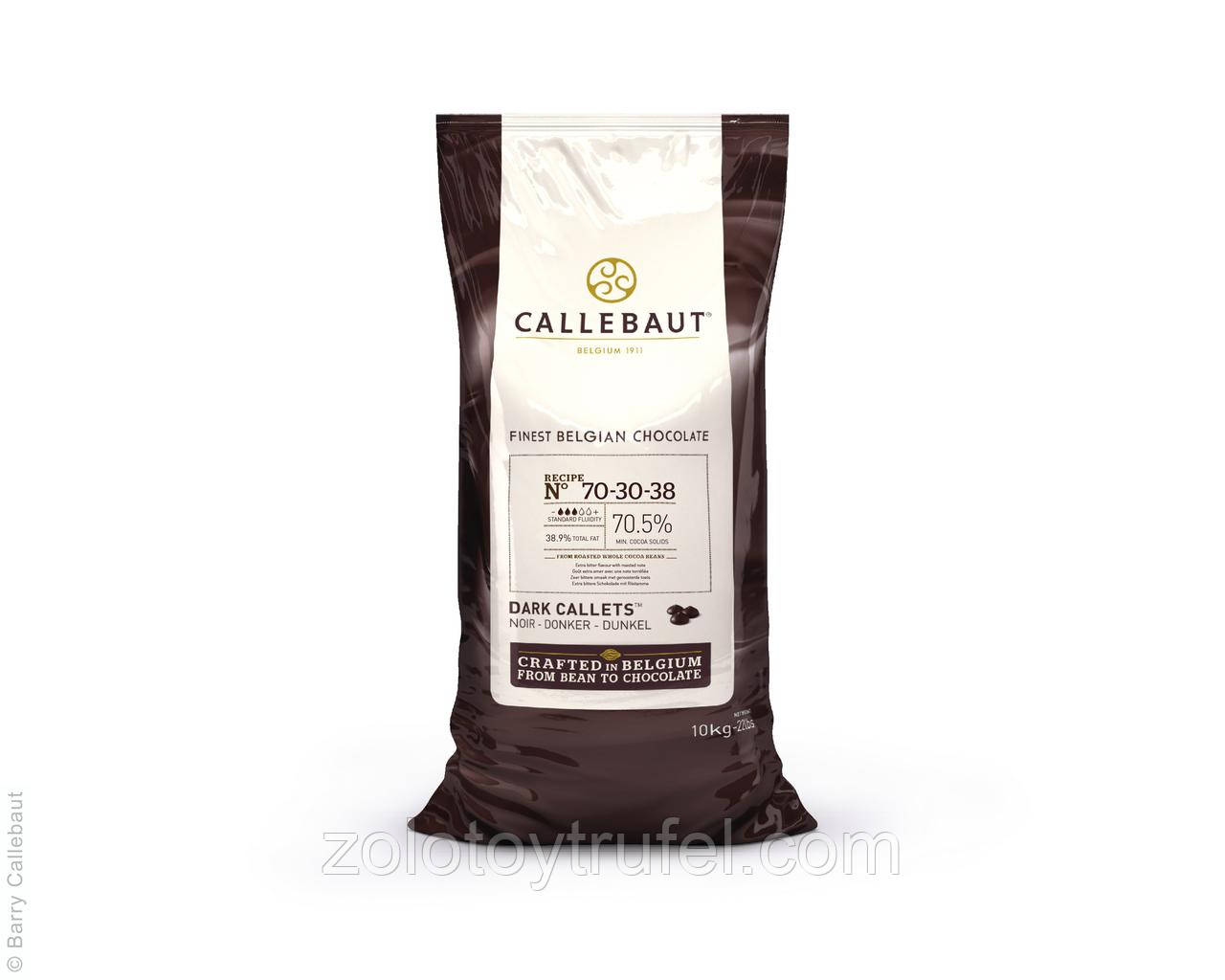 Черный шоколад 70,3 % какао 100 г (70-30-44NV), Callebaut - фото 2 - id-p498744696