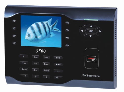 Порахування часу роботи за безконтактними картами Em-Marine ZKTeco S500