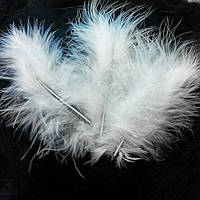 Пір'я натуральне білі (10 штук)