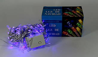 Новорічна гірлянда LED 500 B-1 RGB COLOR (500 світлодіодів) Синій