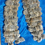 Жіночий шарф із кролика рудий, фото 3