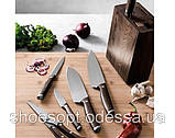 Набір ножів BergHOFF Redwood з колодою, дерев'яні ручки, 7пр, фото 4