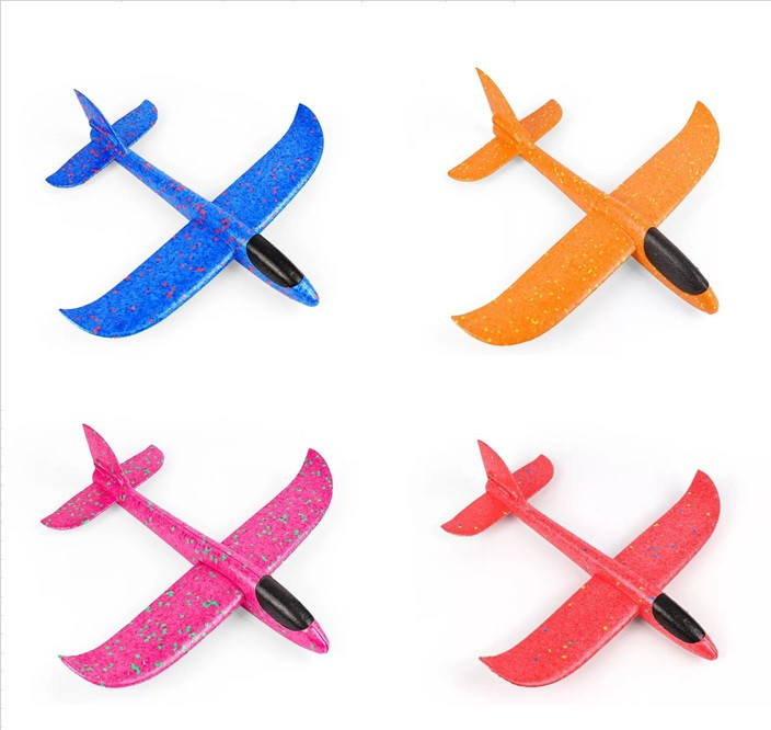 Запускалка літак Планер метальний 48 см, фото 1