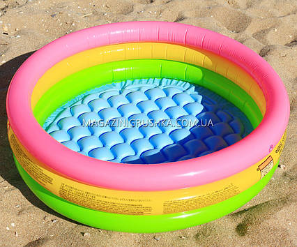 Басейн надувний для дітей Веселка Intex 58924, 86х25 см, 56 л