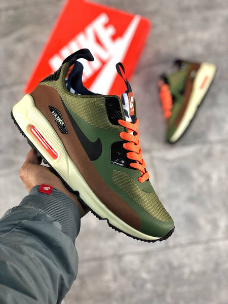 Nike air max 90 green orange sale