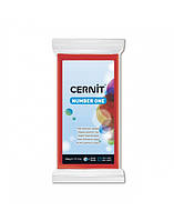 Полімерна глина Cernit, серія Number One, колір Червоний різдвяний, №463, 500г
