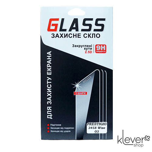Захисне скло для Prestigio 3458 Wize O3