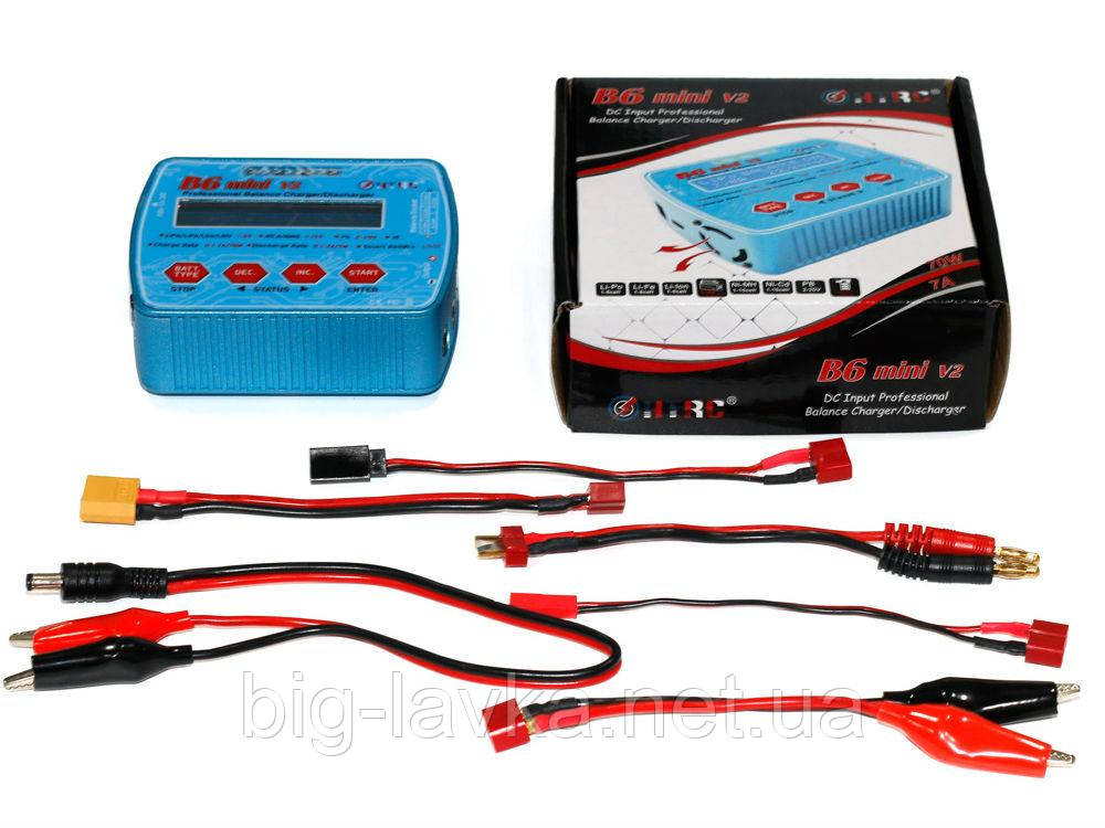 Зарядний пристрій HTRC IMAX B6 mini V2 Professional 70Вт  Синій, фото 1
