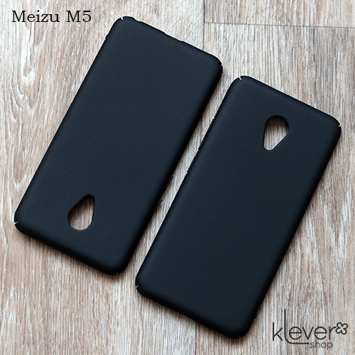 Пластиковий чохол-накладка для Meizu M5 (чорний)