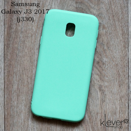 Силіконовий чохол Candy для Samsung Galaxy J3 2017 (j330) (м'ятний)