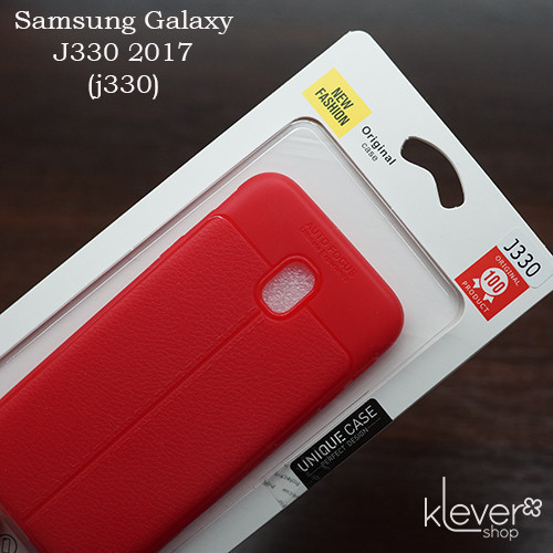 Силіконовий чохол накладка AutoFocus для Samsung Galaxy J3 2017 (j330) (червоний)